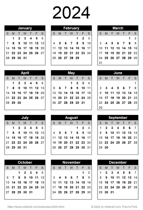Custom Wall Calendar - Union Printed