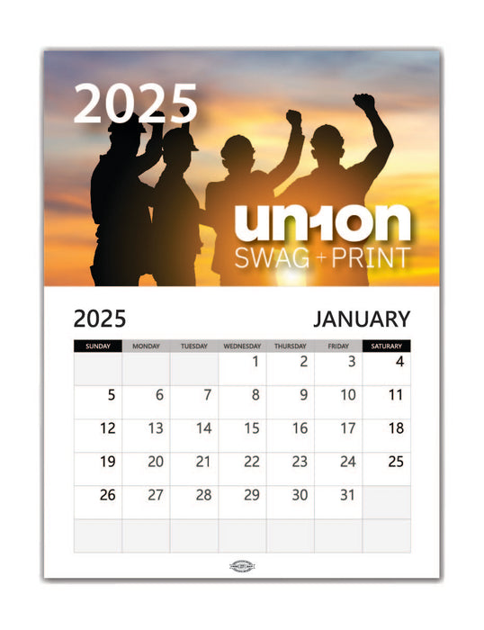 Custom Wall Calendar - Union Printed