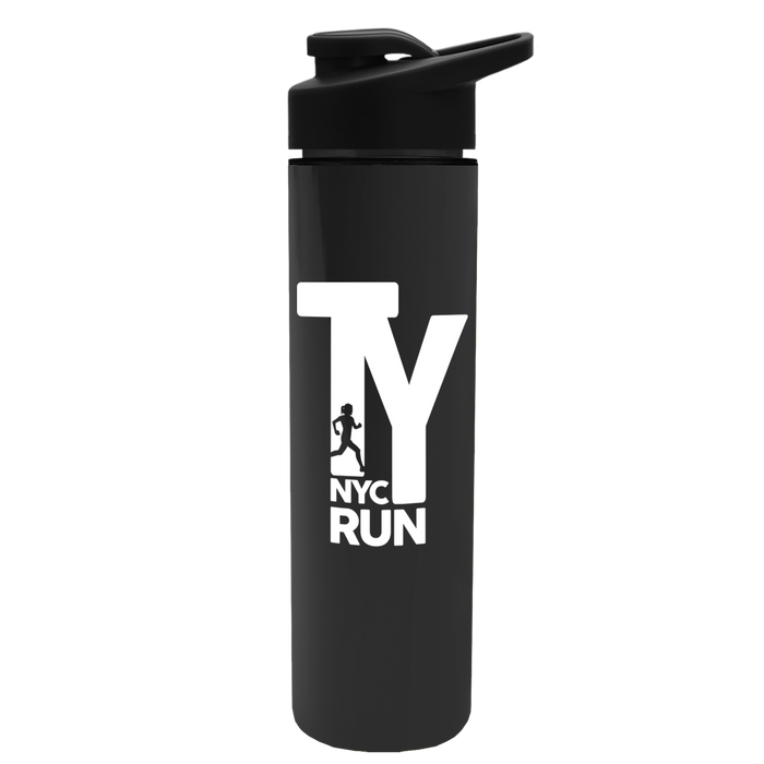 USA Made Garyline® Chiller Double-Wall Insulated Bottle with Drink-Thru Lid - 16 oz