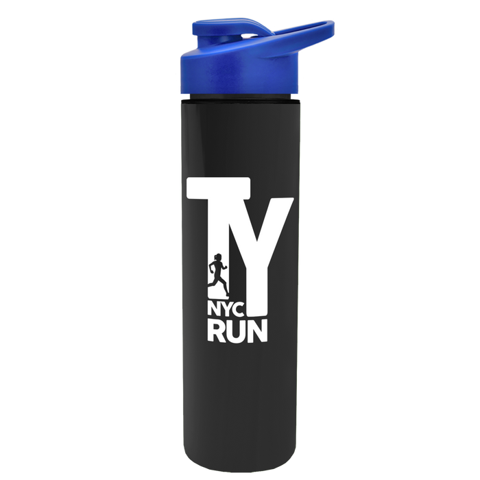 USA Made Garyline® Chiller Double-Wall Insulated Bottle with Drink-Thru Lid - 16 oz