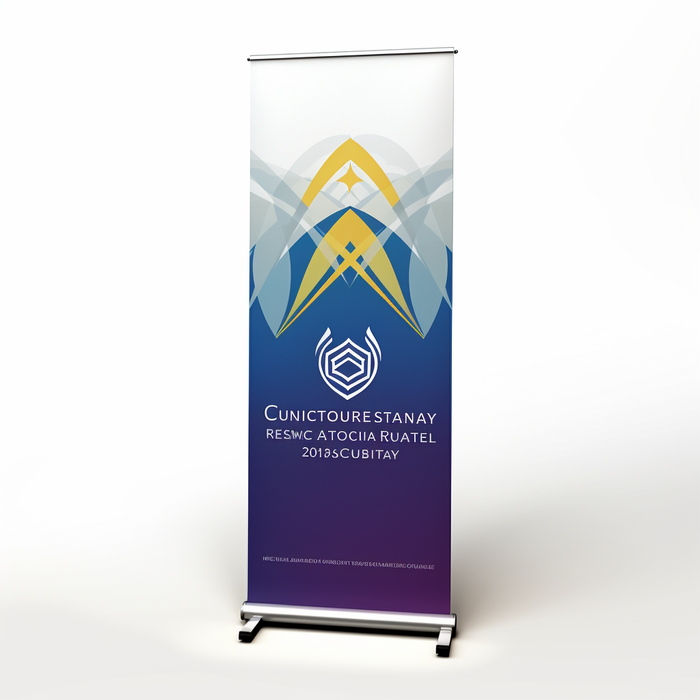 Canadian Union-Made Pull Up Banner: Stand Tall, Stand Proud