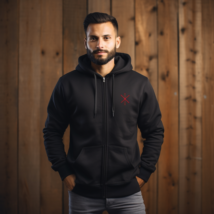 Canadian Made Classic Hooded Sweater: Full Zip